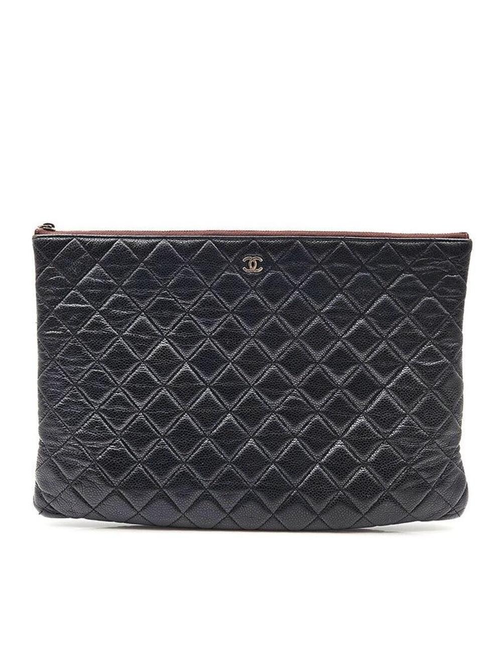 Fapis Chanel Classic Caviar Clutch #352417F54B